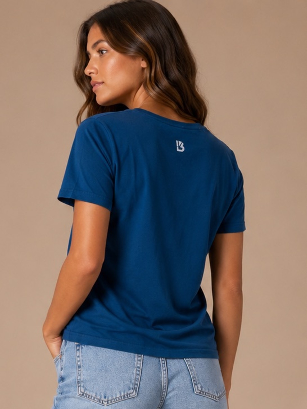 Buffbunny Extra Large Teal Blue V-Neck Athletic Tee XL